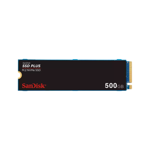 Disco Duro Interno SSD SanDisk Plus 500GB NVMe M.2 2280 PCIe 3.0 x4