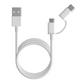 Cable 2 en 1 USB-Micro USB a tipo C Xiaomi 1M