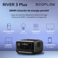 EcoFlow Generador River 3 Plus 286Wh + Panel Solar 220W