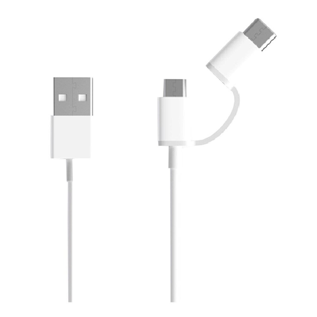 Cable 2 en 1 USB-Micro USB a tipo C Xiaomi 1M