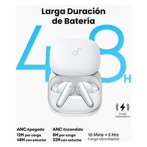 Audífono TWS ANC Soundcore Liberty 5 blanco