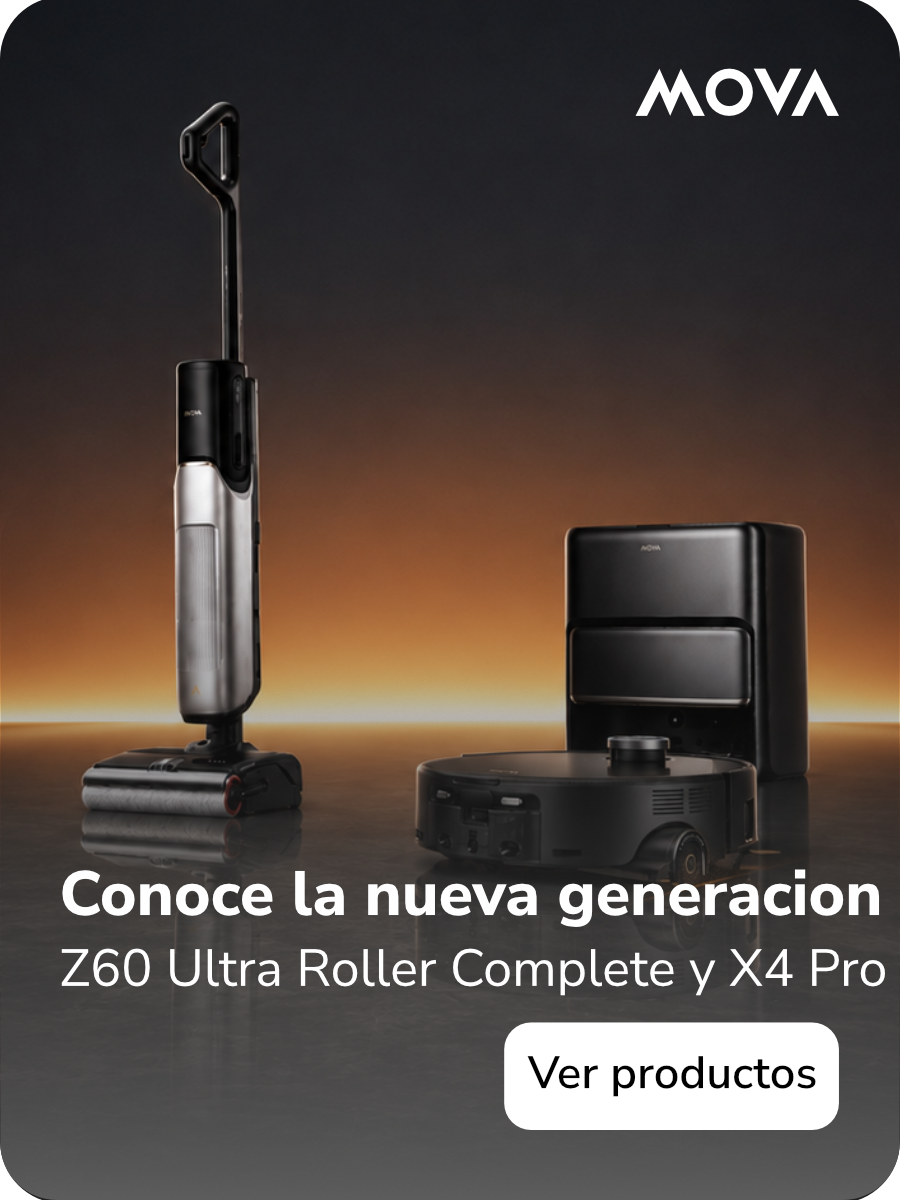 Aspiradora MOVA Z60 Ultra Roller Complete y X4 Pro
