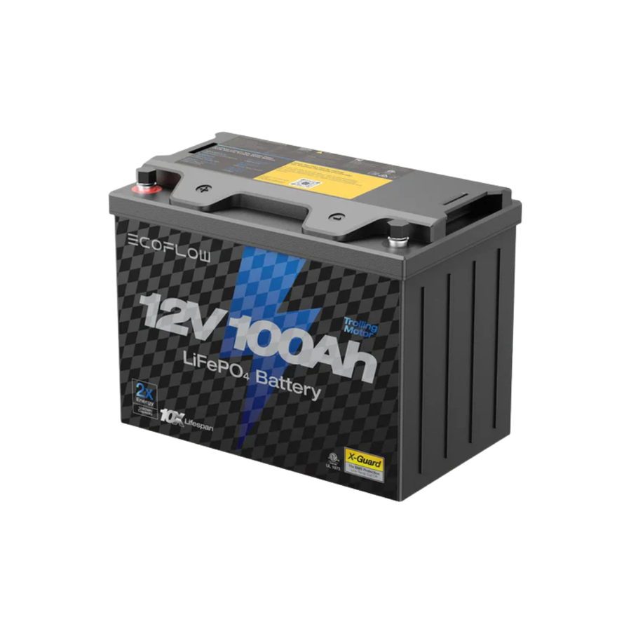 Batería de Litio 12V 100Ah para Motor Eléctrico EcoFlow