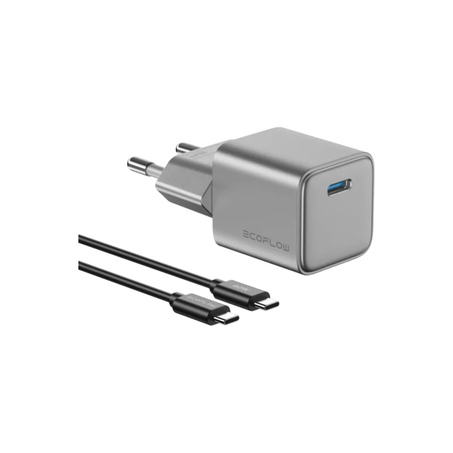 Cargador Rápido 30W con Cable EcoFlow