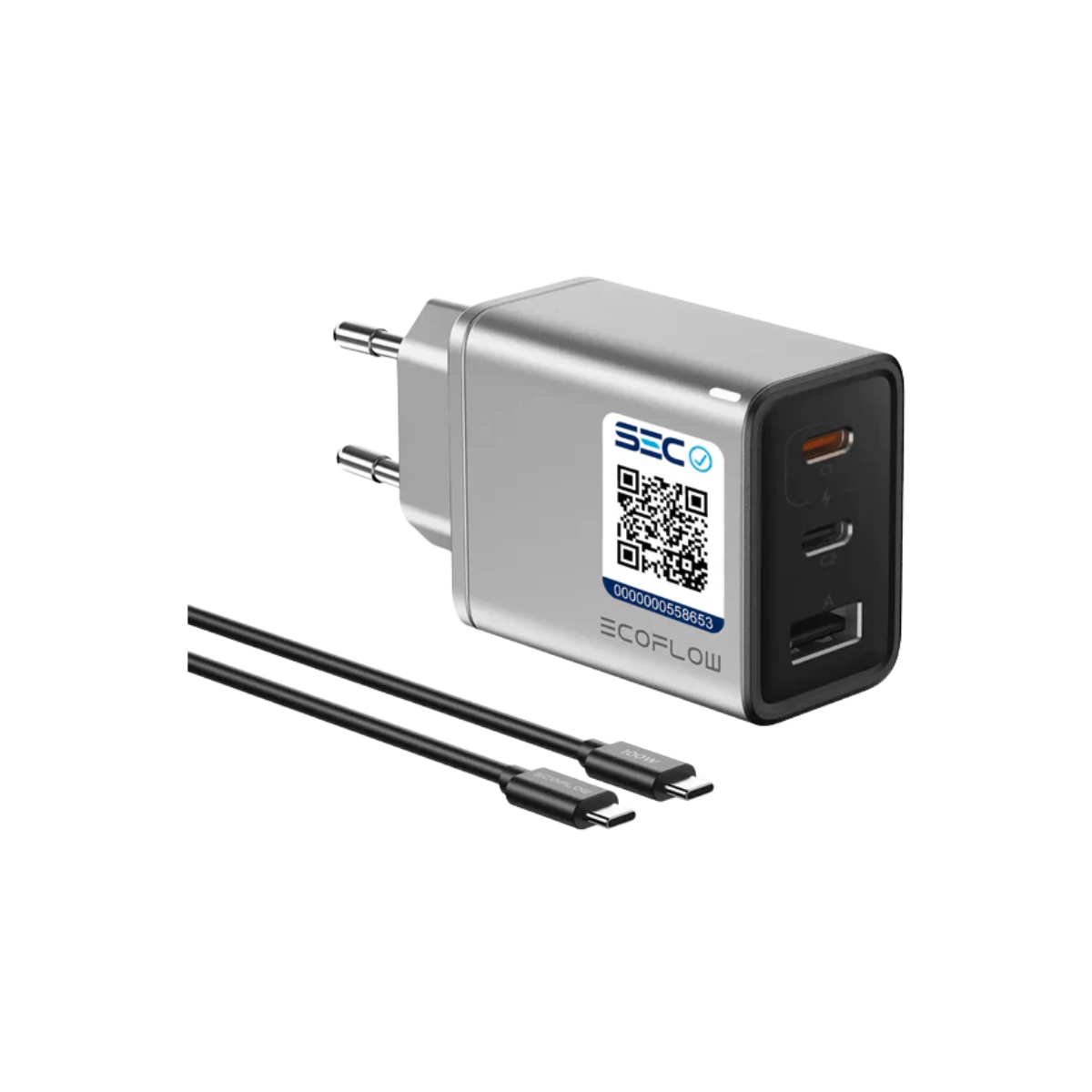 Cargador Rápido 65W con Cable de 100W EcoFlow