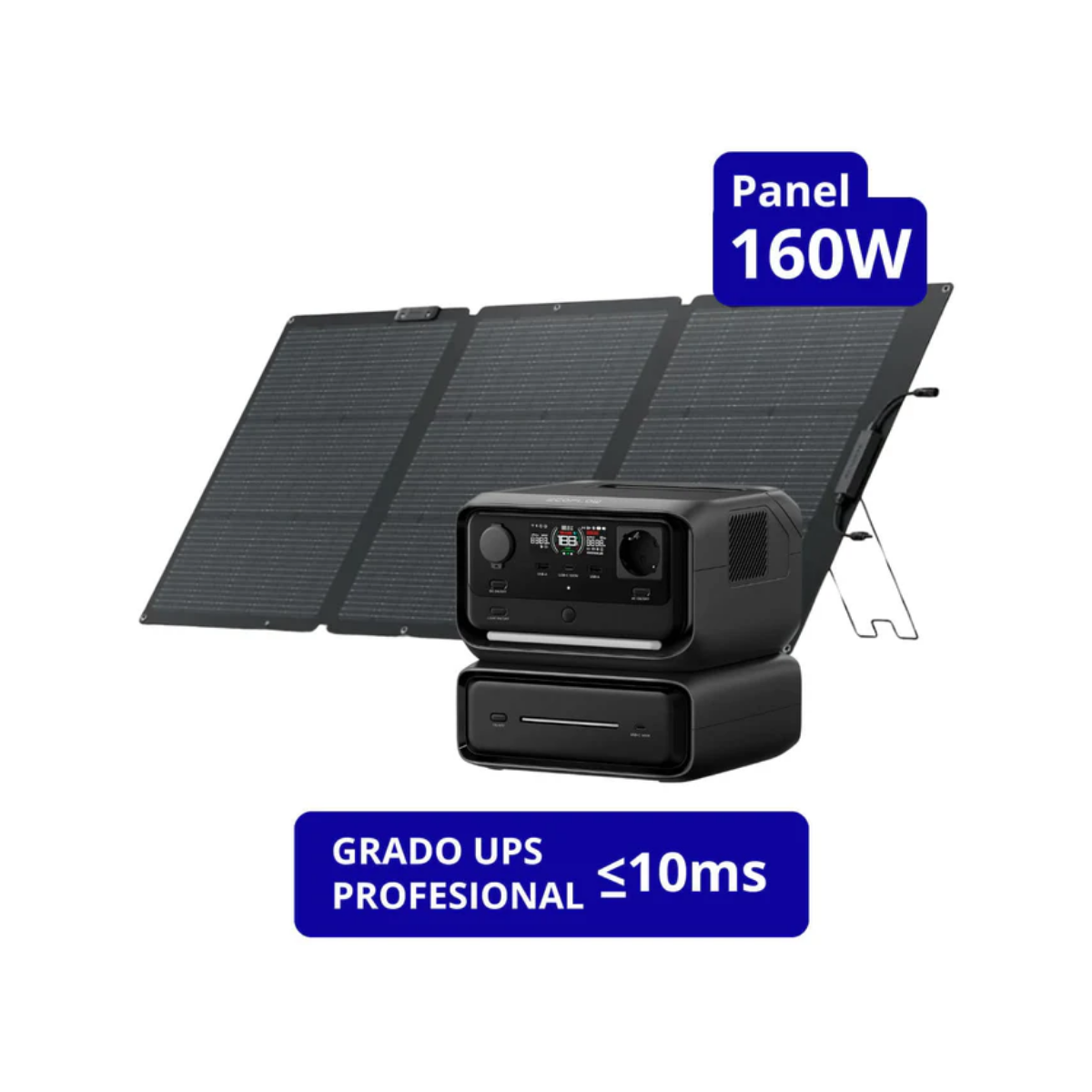 EcoFlow Generador River 3 Max + Panel Solar 160W