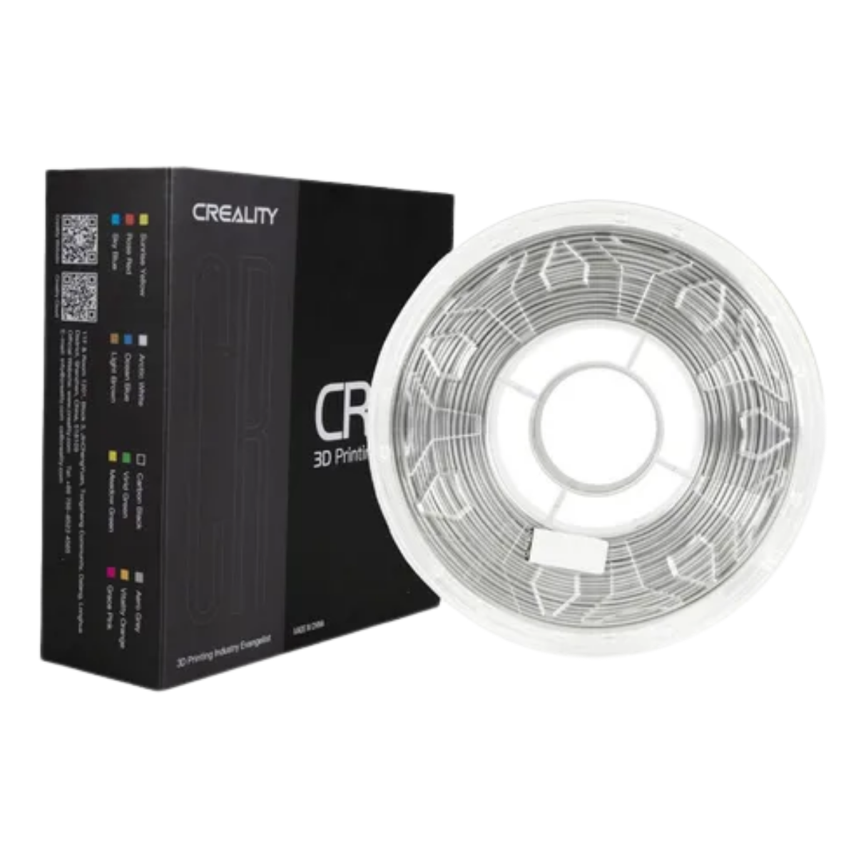 Filamento CR-Silk 1,75mm 1kg Plateado