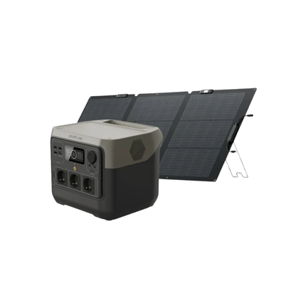 Generador EcoFlow River 2 Pro + 160W Panel Solar