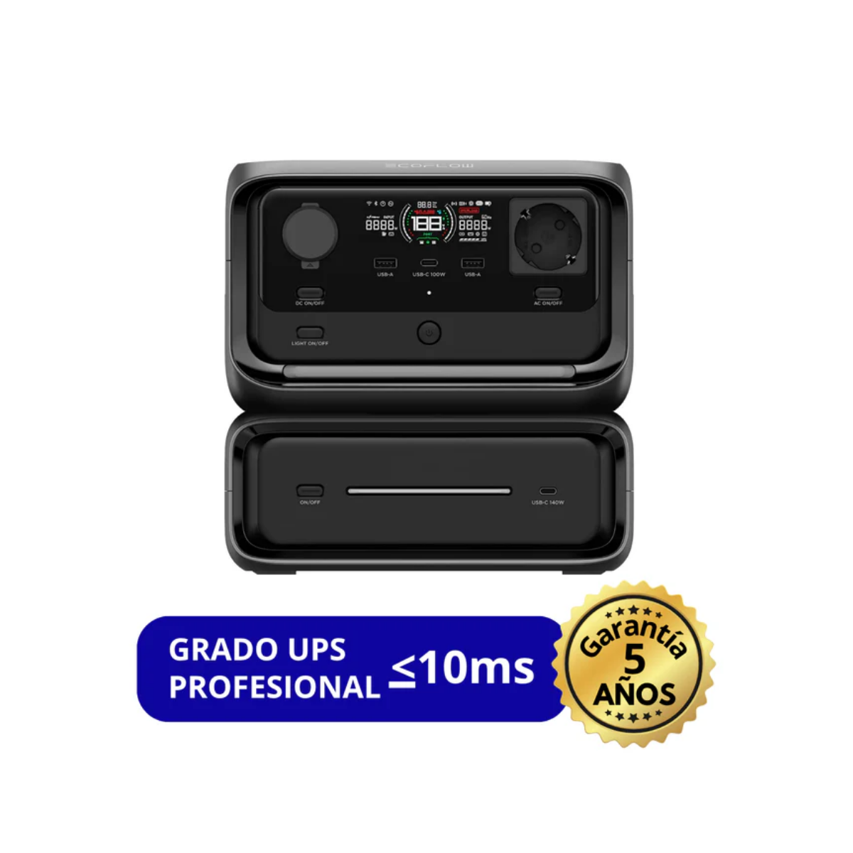 Generador EcoFlow River 3 Max 600W 572Wh