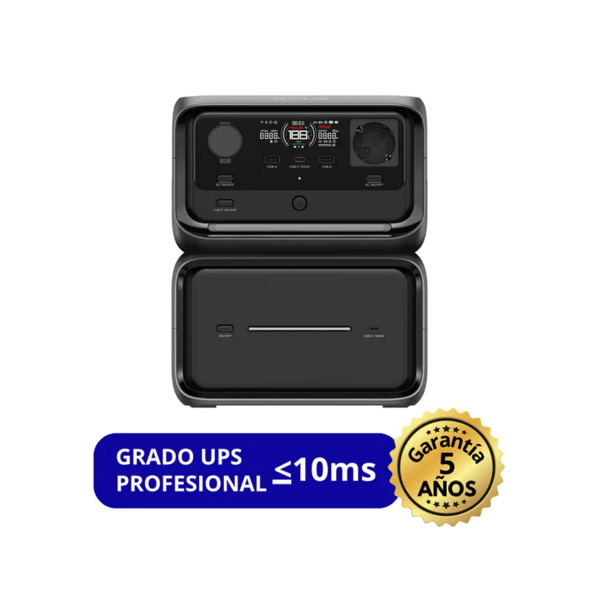 Generador EcoFlow River 3 Max Plus 600W 858Wh