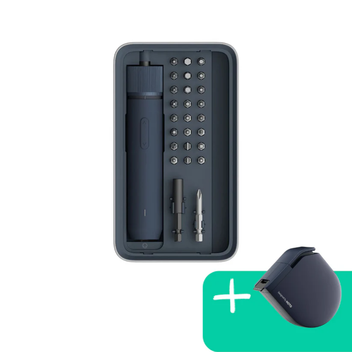 HOTO Kit Destornillador Eléctrico + HOTO Huincha Autobloqueo