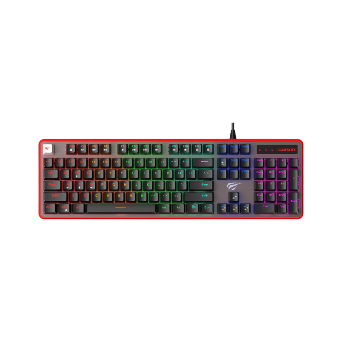 Havit Teclado Gamer Rojo