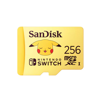 MicroSD SanDisk Nintendo Switch Pokémon 256GB