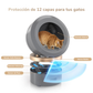 Arenero Inteligente Para Mascota MOVA LR10 Prime Gris