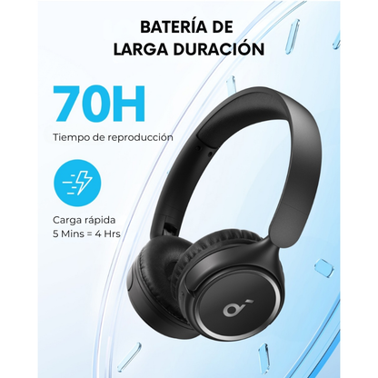 Audífonos Soundcore On Ear H30i Negros