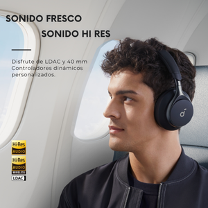 Audífonos Over Ear Noise Cancelling Space One Soundcore Negro