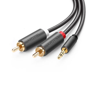 UGREEN Cable de audio de 3,5 mm a 2 RCA 3m