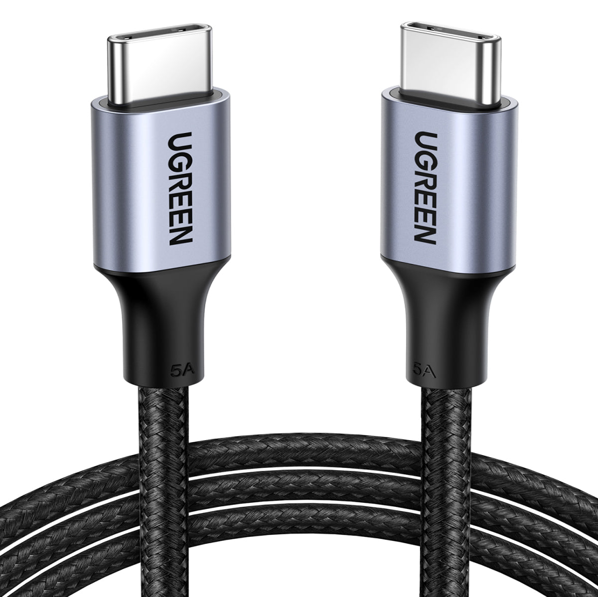 UGREEN Cable de datos USB-C 2.0 a USB-C 2.0 5A 1M (2-Pack)