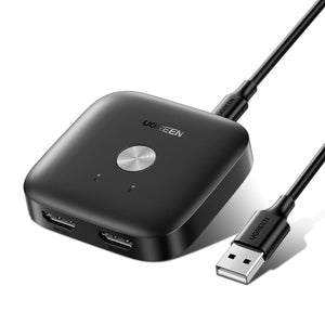 UGREEN Conmutador HDMI 2 en 1 (con cable Micro USB a USB-A)