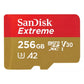 MicroSD Sandisk Extreme SDXC 256GB