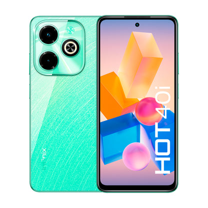 Infinix Hot 40i Verde 8GB/256GB + Audífonos Soporte