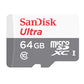 MicroSDHC Sandisk Ultra 64GB c/adaptador MicroSDXC