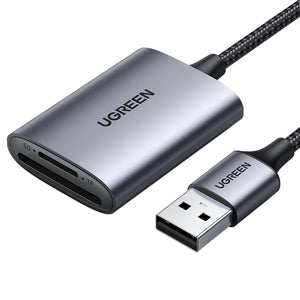 UGREEN Lector de tarjetas USB 3.0 A 2 en 1