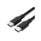 UGREEN Cable de datos USB-C 2.0 a USB-C 2.0 3A 2M (2-Pack)