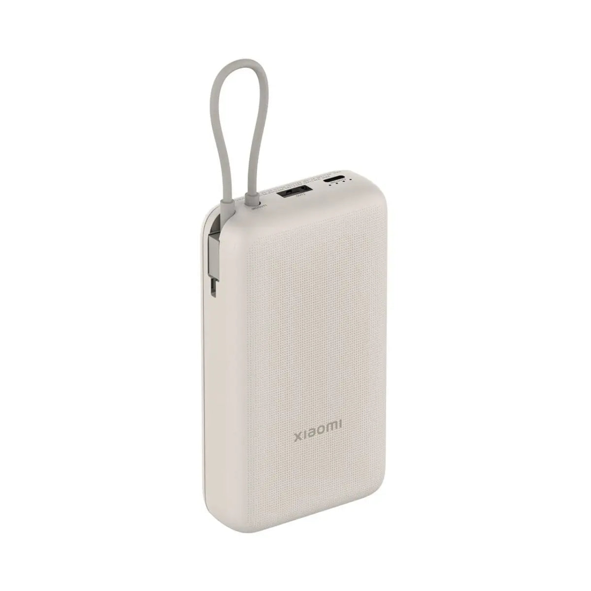 Power Bank Xiaomi 33W 20000mAh Cable Integrado Blanco