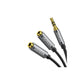 UGREEN Cable splitter de audio de 3.5 a 3.5mm + 3.5mm 20 cm