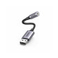 UGREEN Adaptador de sonido estéreo USB-A a AUX 3,5 mm Gris