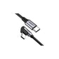 UGREEN Cable USB-C 2.0 a USB-C 2.0 en ángulo 3A trenzado 2m
