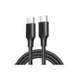 UGREEN Cable de datos USB-C 2.0 a USB-C 2.0 3A 3M Negro