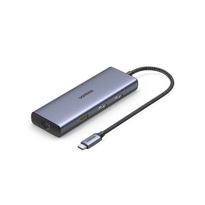 UGREEN Hub USB-C a 2 puertos USB 3.0 A + USB2.0 + 2 HDMI