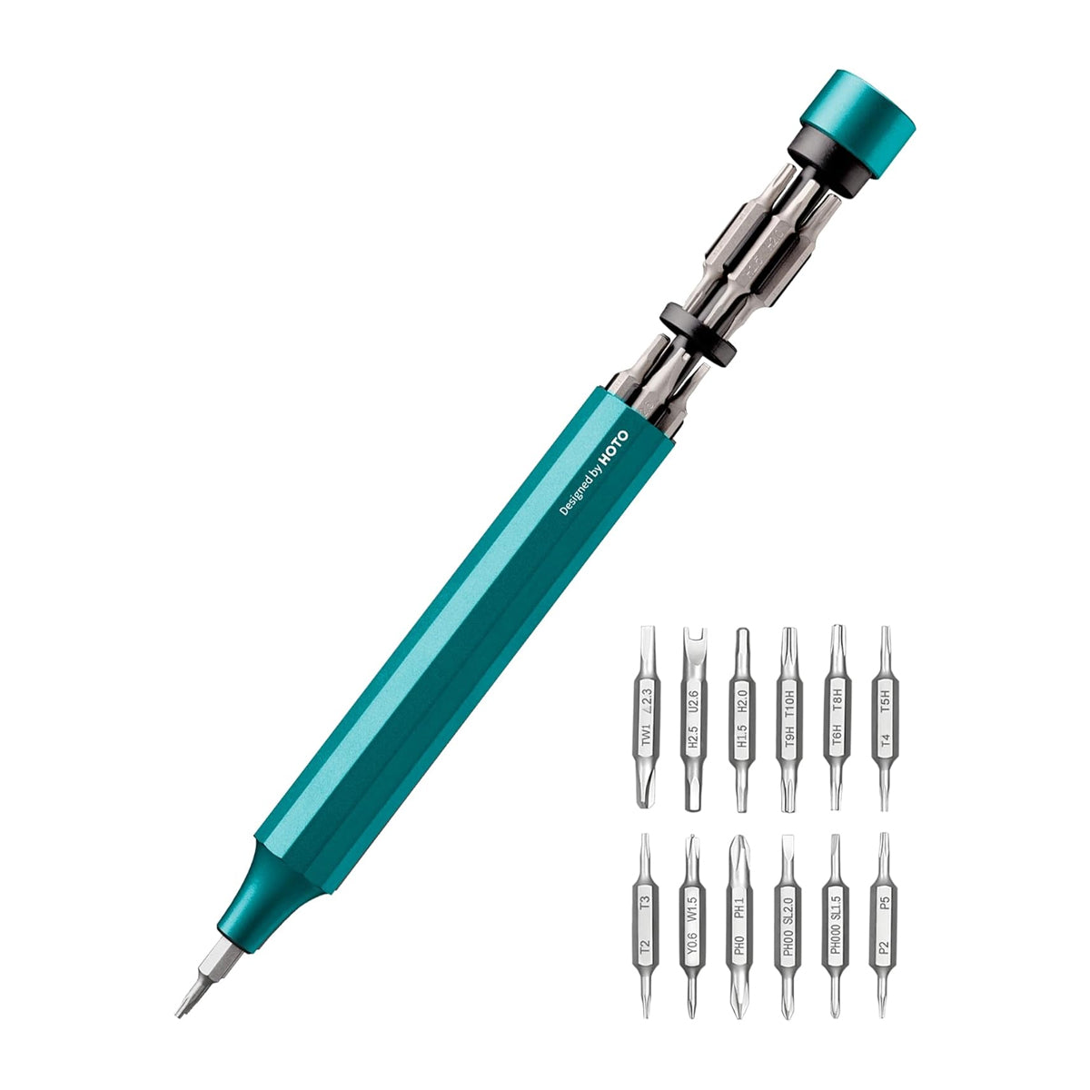 HOTO Destornillador de Precisión Verde 24 Funciones
